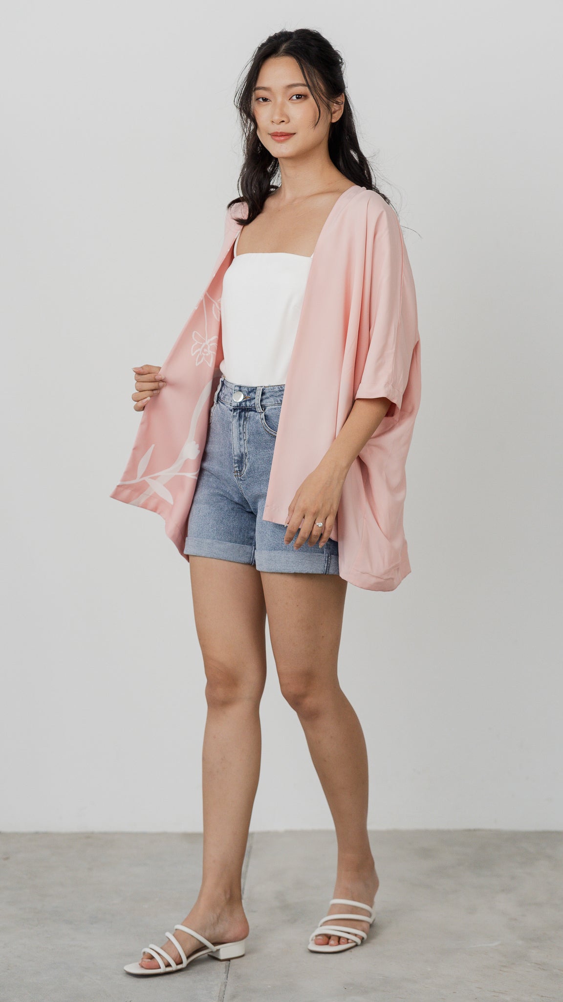 Dream Fields Reversible Kimono in Dusk [ONLINE ONLY]