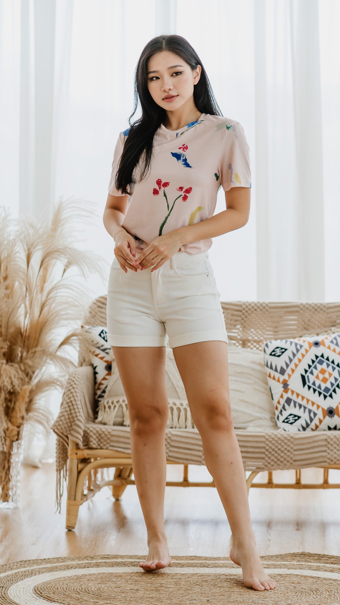 Wildflowers Unisex Tee in Pink [ONLINE ONLY]