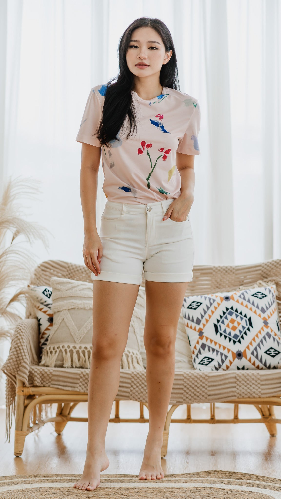 Wildflowers Unisex Tee in Pink [ONLINE ONLY]