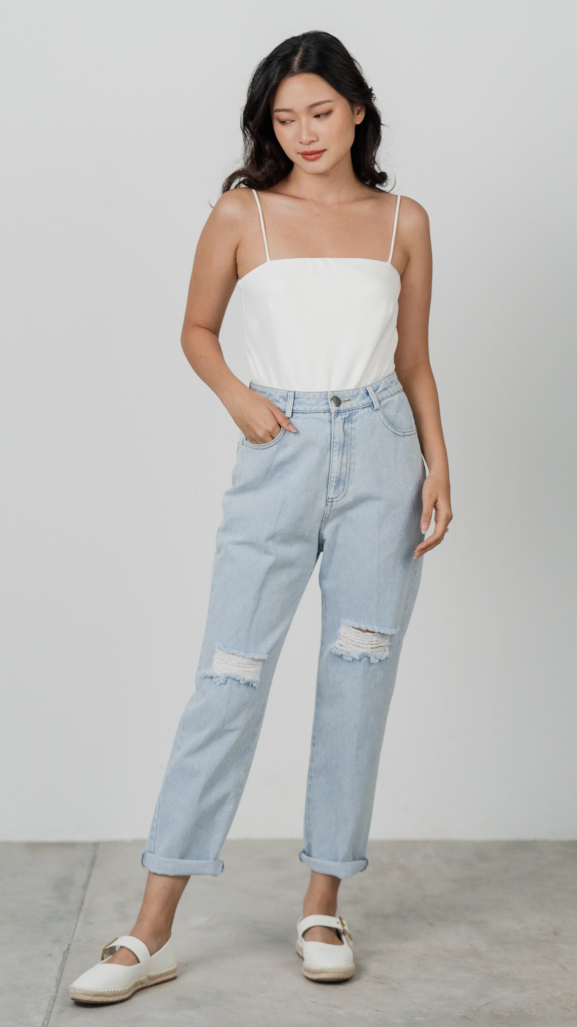 Tyler Ripped Jeans in Light Wash [ONLINE ONLY]