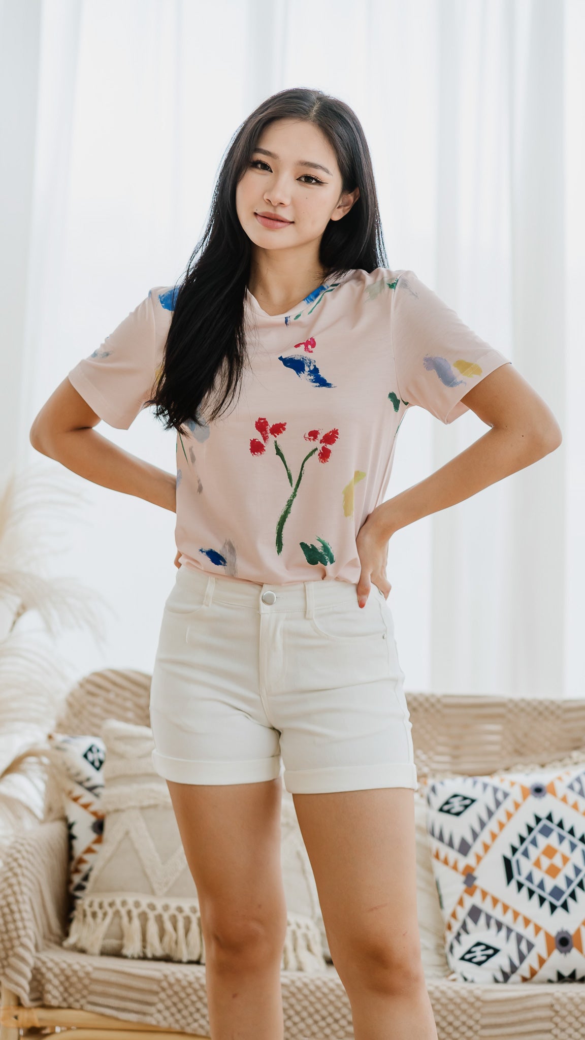 Wildflowers Unisex Tee in Pink [ONLINE ONLY]