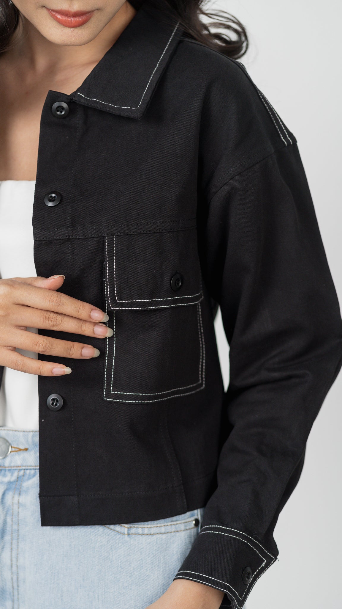 Skywatch Contrast Stitch Jacket