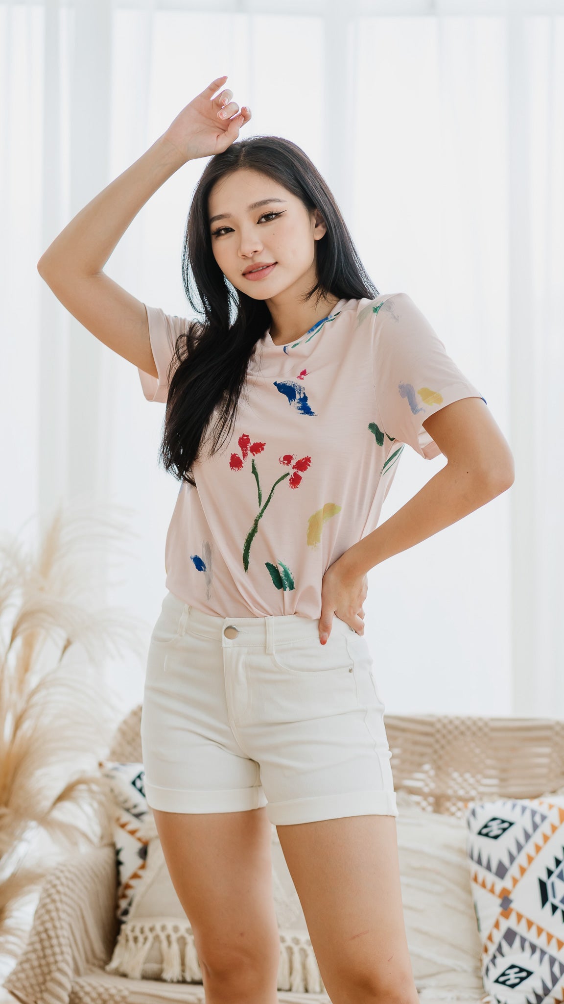 Wildflowers Unisex Tee in Pink [ONLINE ONLY]