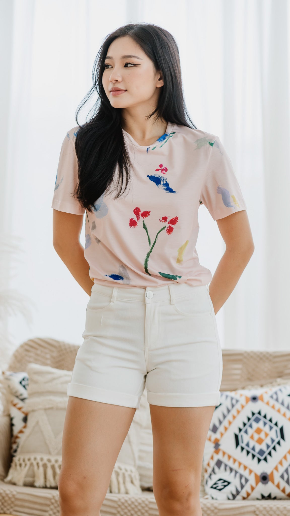 Wildflowers Unisex Tee in Pink [ONLINE ONLY]