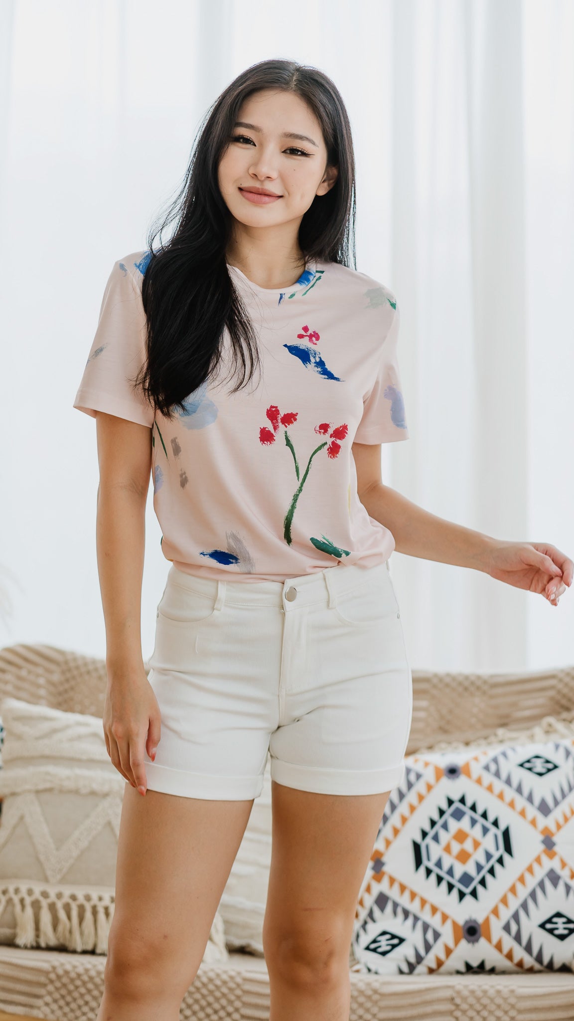 Wildflowers Unisex Tee in Pink [ONLINE ONLY]