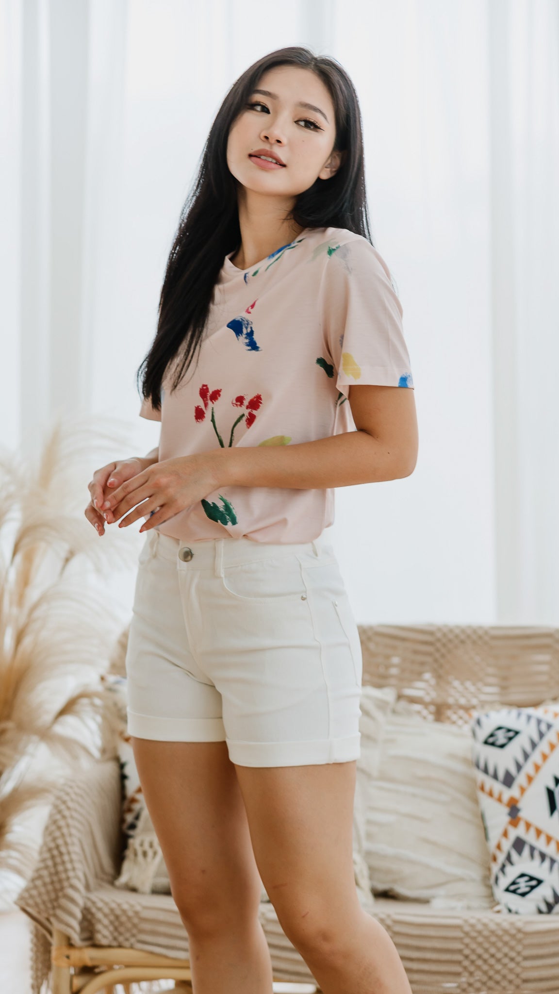 Wildflowers Unisex Tee in Pink [ONLINE ONLY]