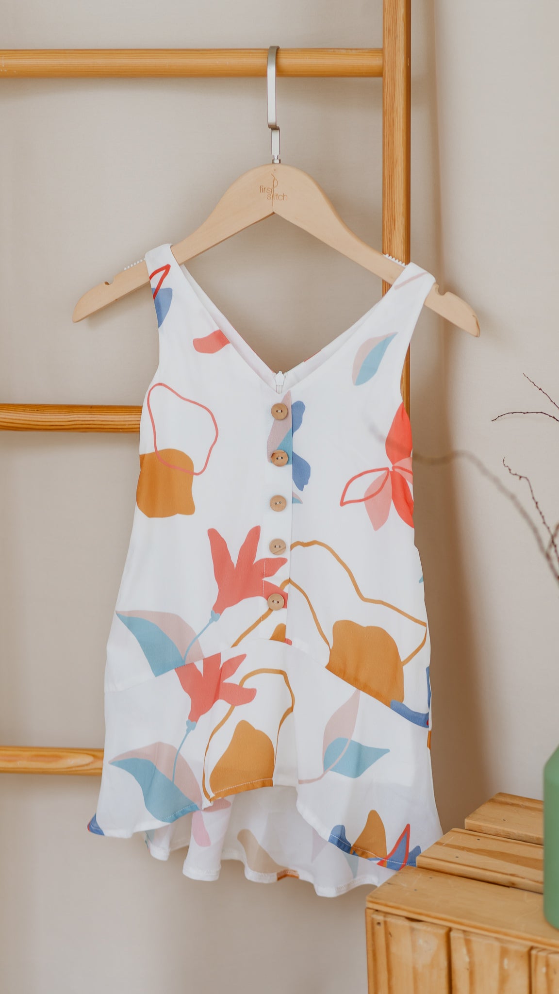 Sophie's Summer Kid's Dress in White [ONLINE ONLY]