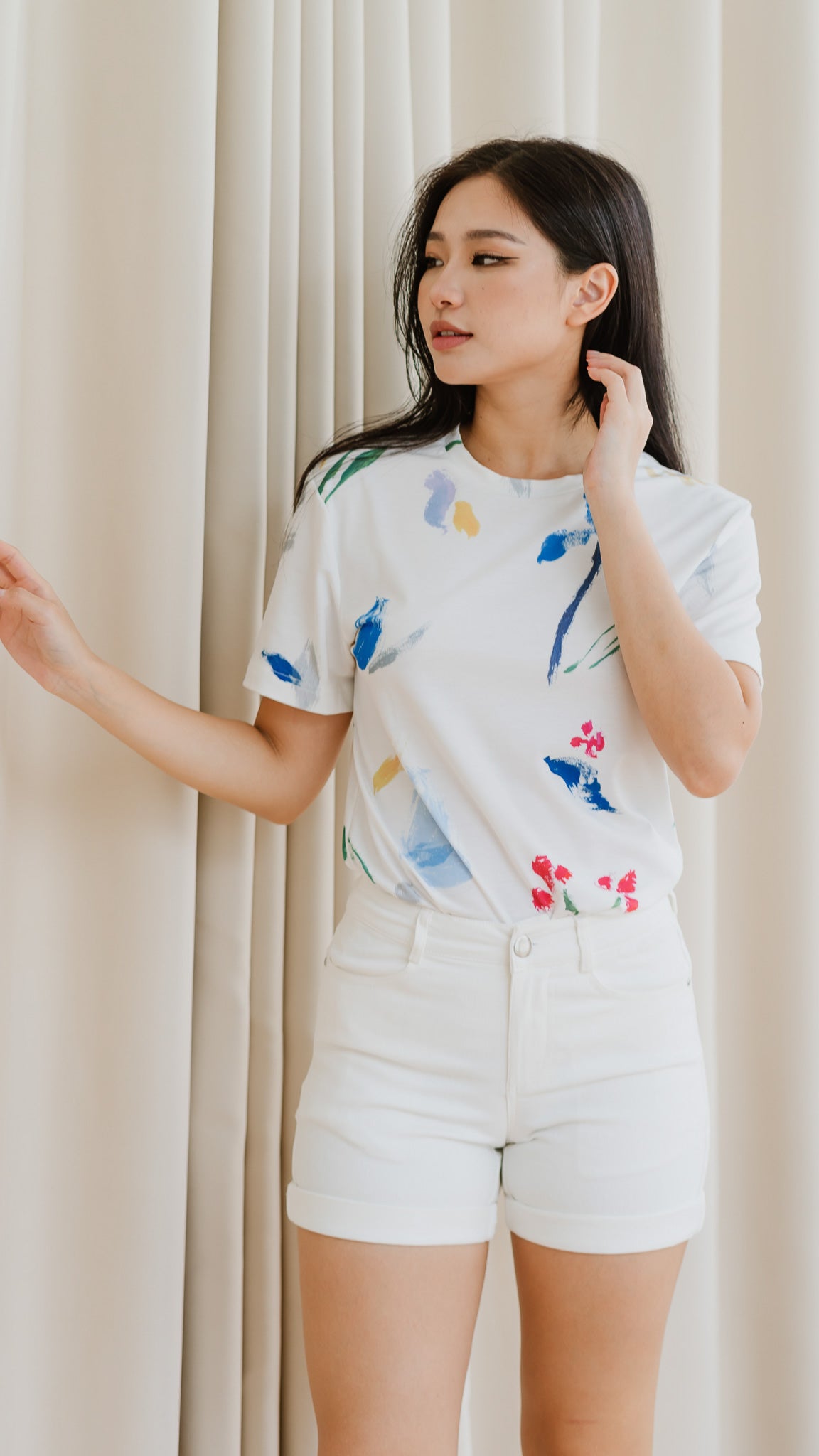 Wildflowers Unisex Tee in White [ONLINE ONLY]
