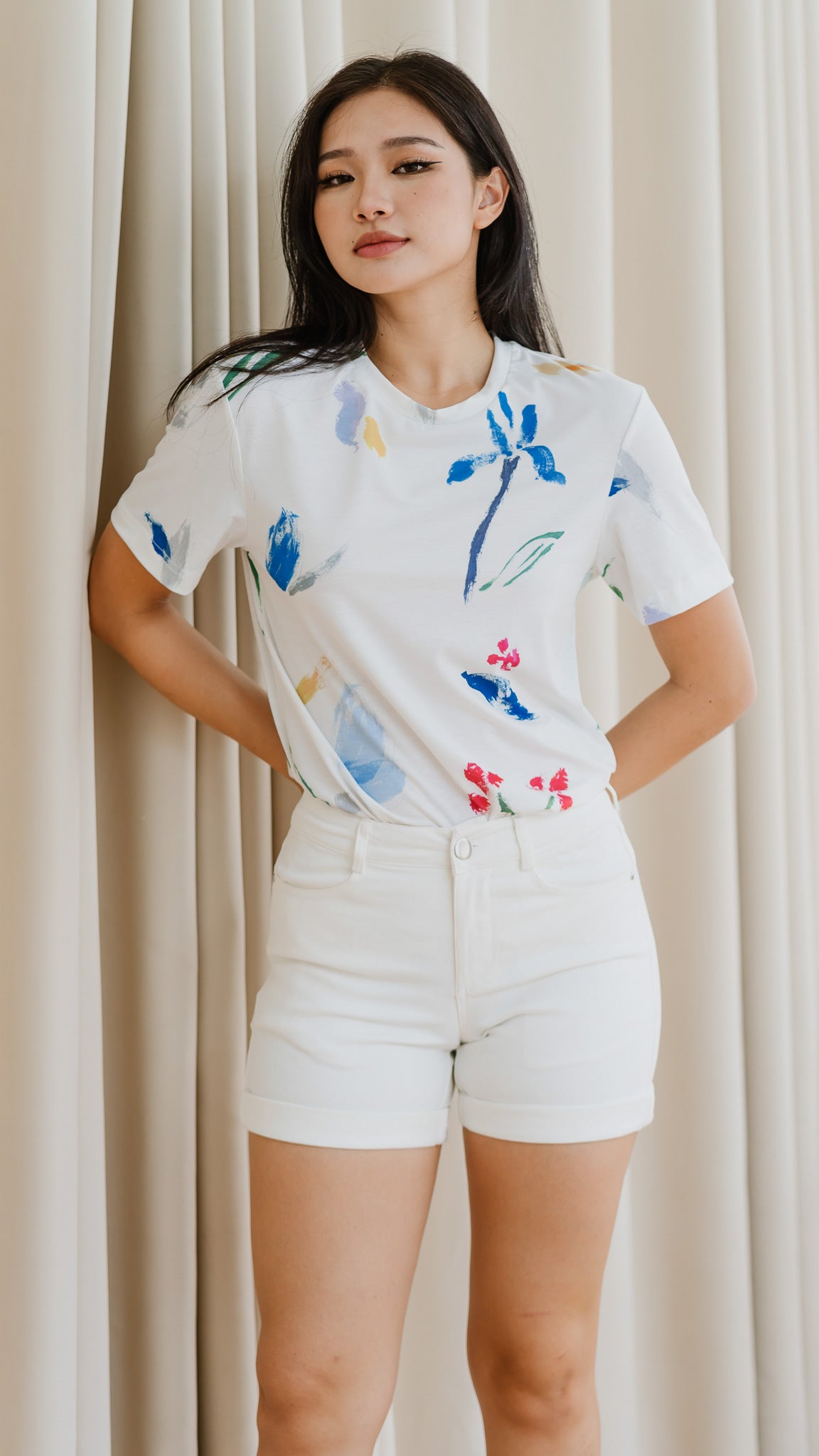 Wildflowers Unisex Tee in White [ONLINE ONLY]