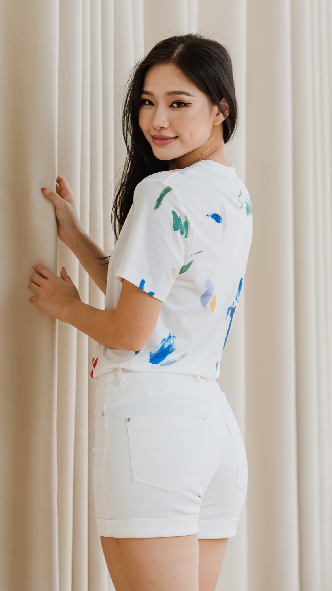 Wildflowers Unisex Tee in White [ONLINE ONLY]