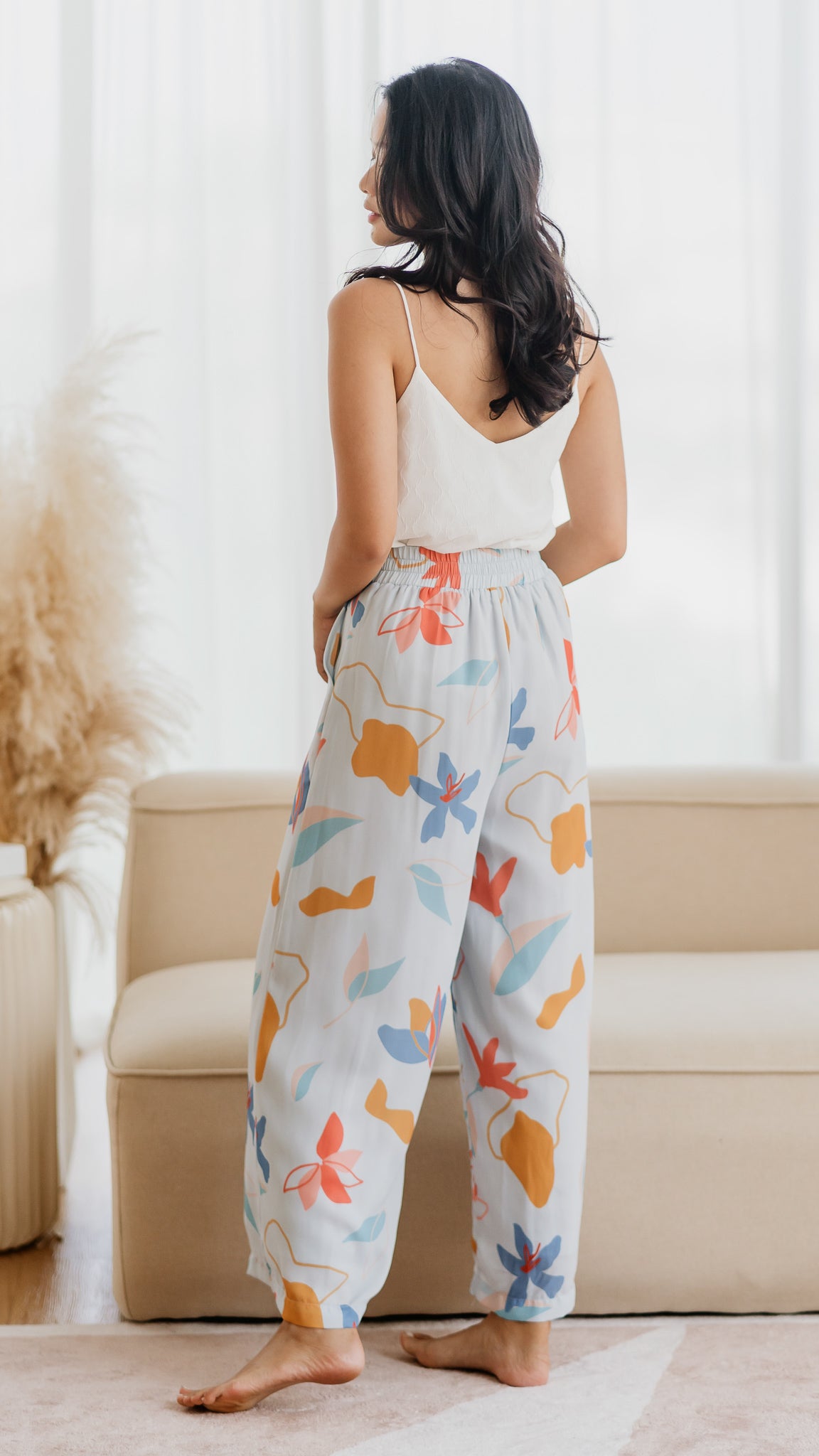 Sophie's Summer Elastic Waist Pants in Pastel [ONLINE ONLY]