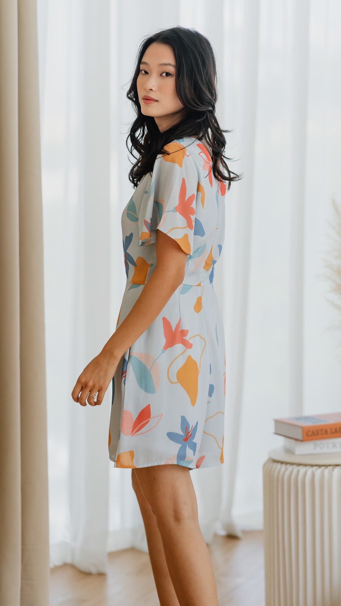 Sophie's Summer Sleeved Playsuit in Pastel [ONLINE ONLY]