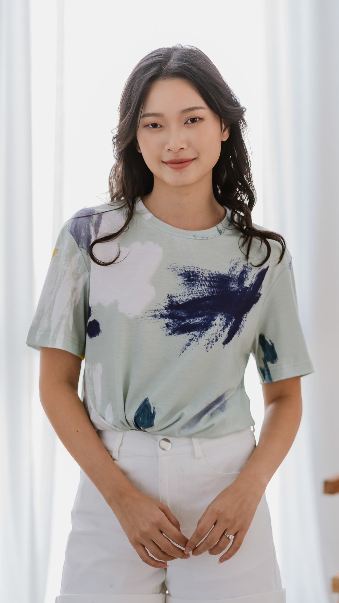 If I Were A Painter Unisex Tee in Sage