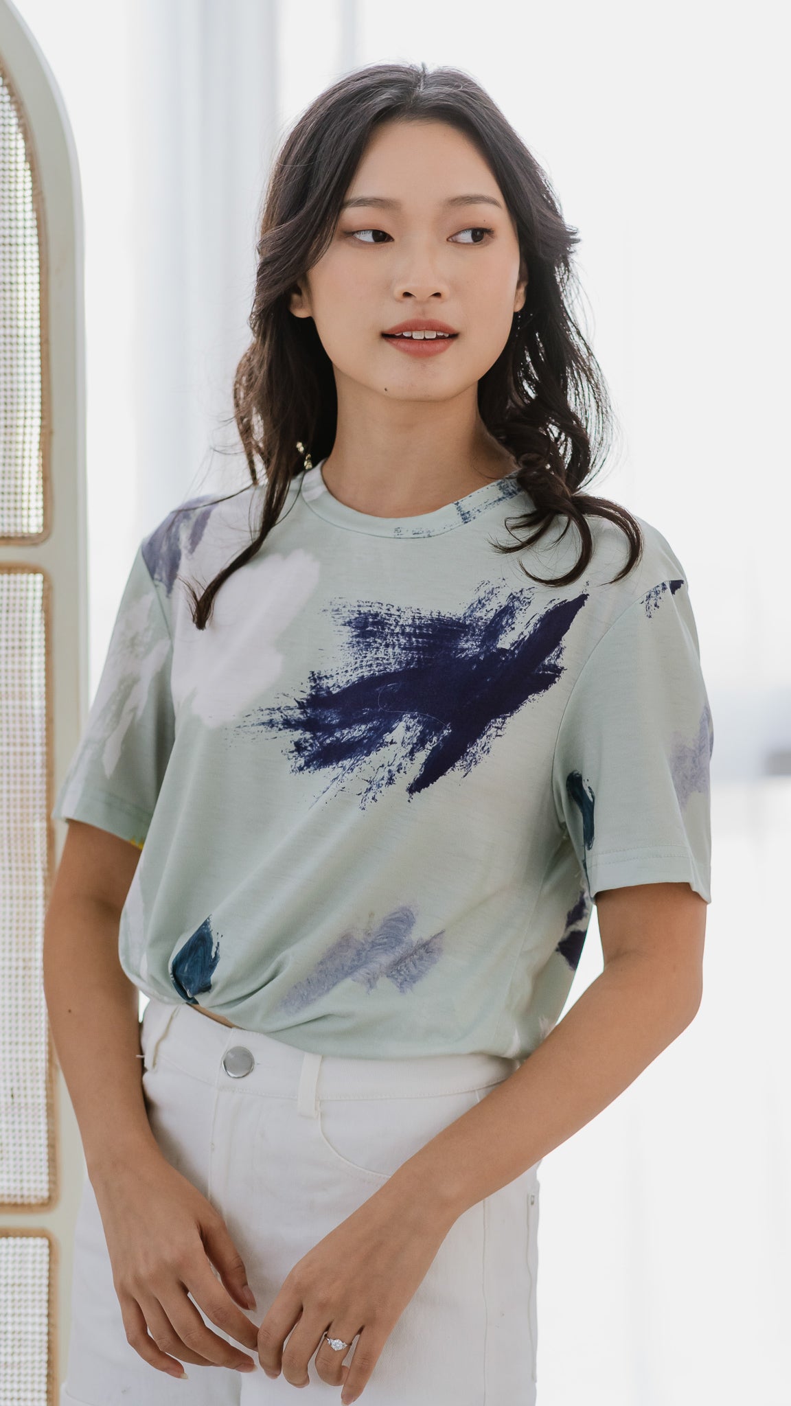 If I Were A Painter Unisex Tee in Sage