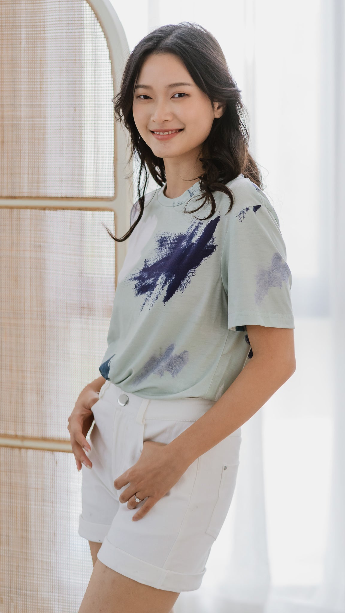 If I Were A Painter Unisex Tee in Sage