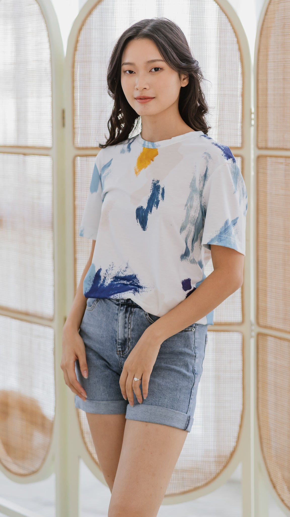 If I Were A Painter Unisex Tee in White