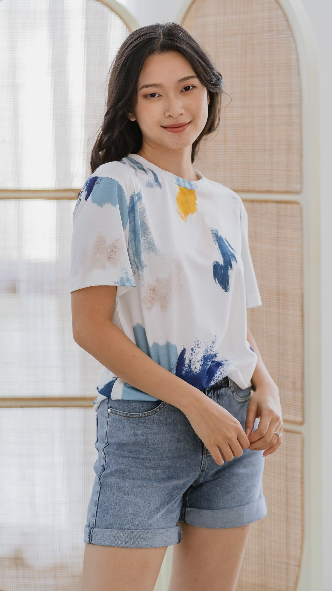 If I Were A Painter Unisex Tee in White