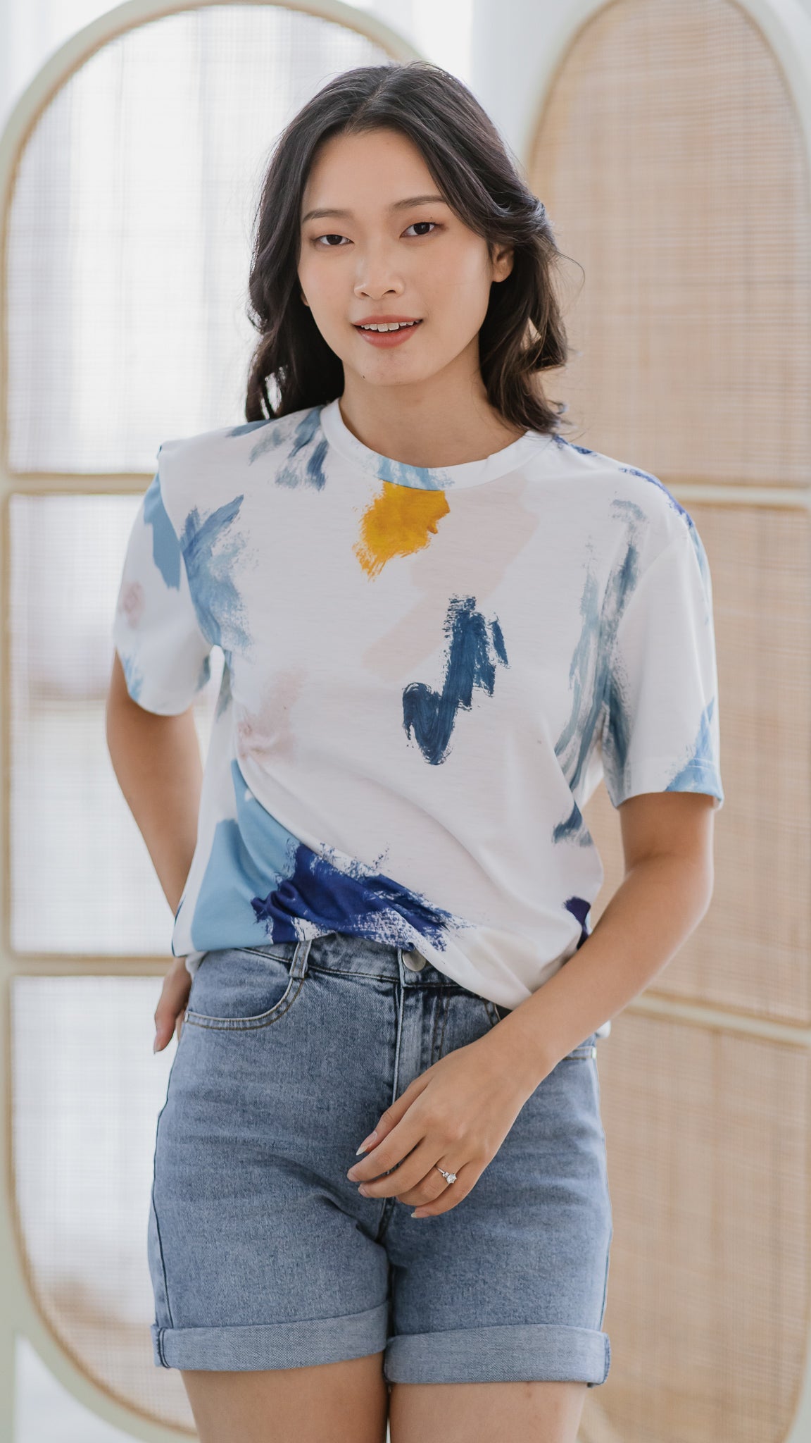 If I Were A Painter Unisex Tee in White