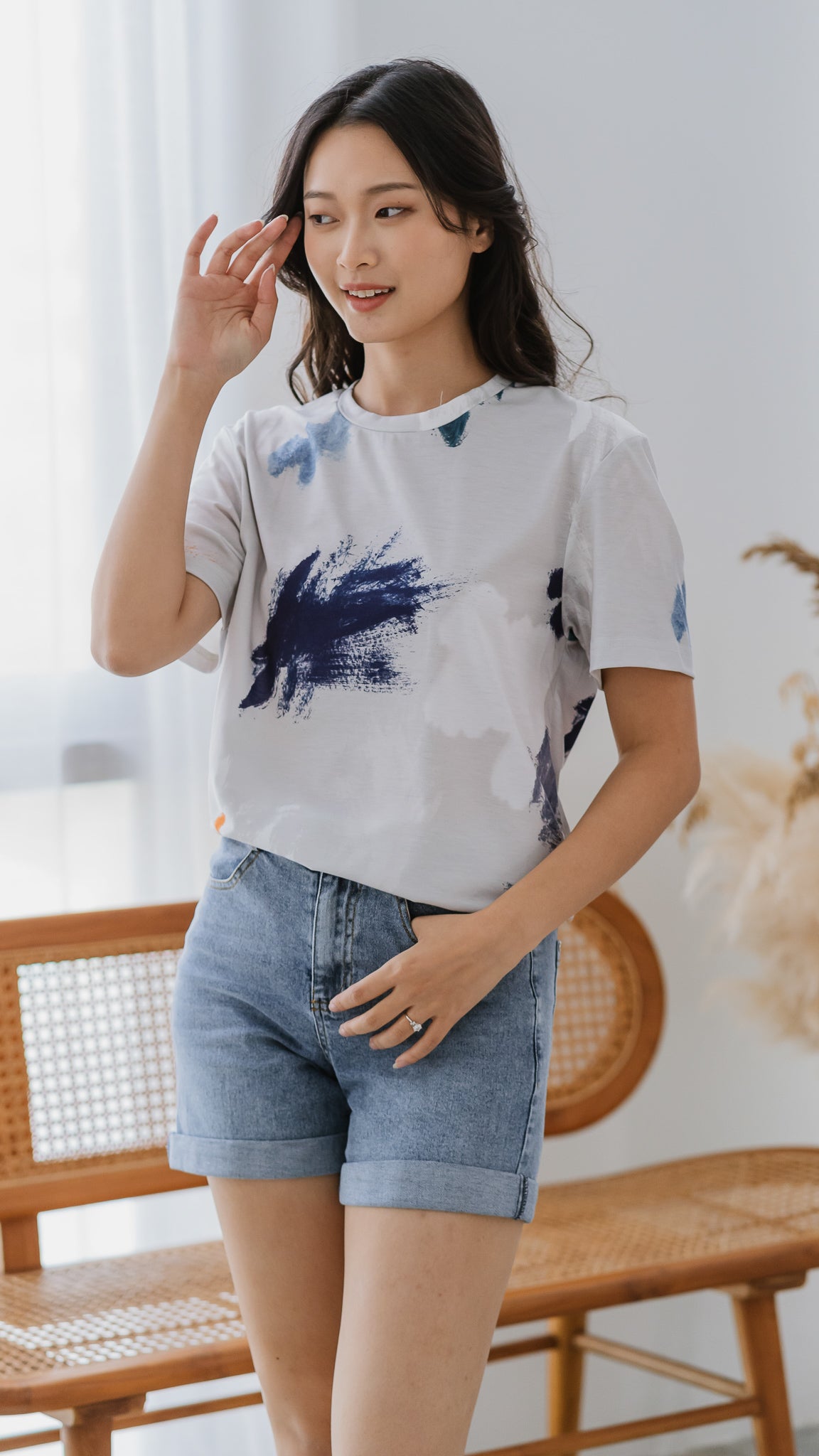 If I Were A Painter Unisex Tee in Stone