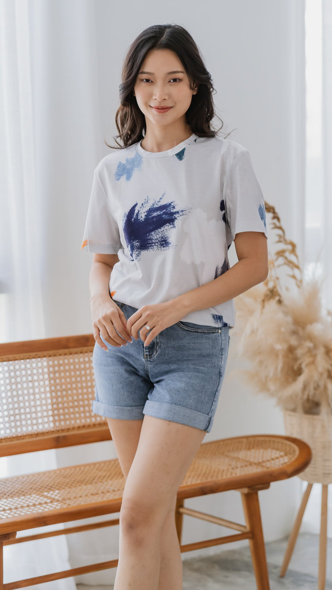 If I Were A Painter Unisex Tee in Stone