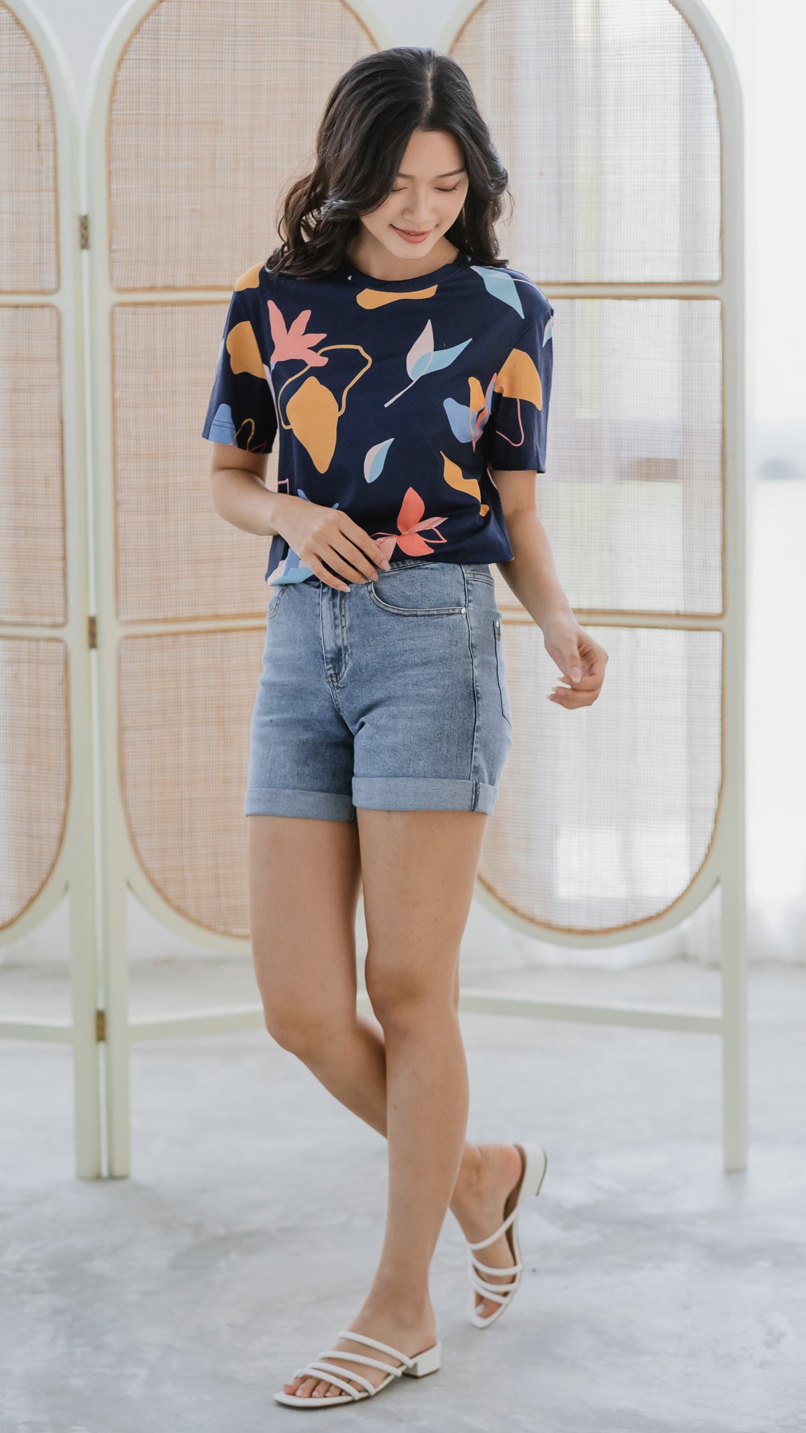 Sophie's Summer Unisex Tee in Navy [ONLINE ONLY]