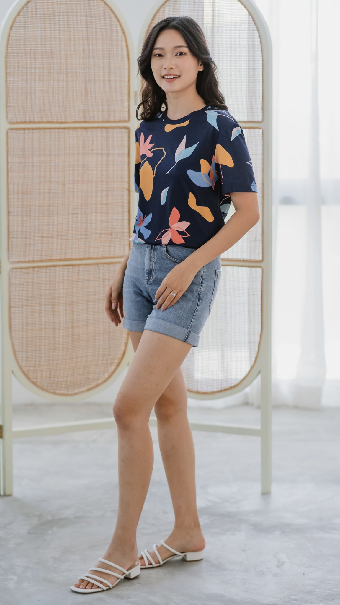 Sophie's Summer Unisex Tee in Navy [ONLINE ONLY]